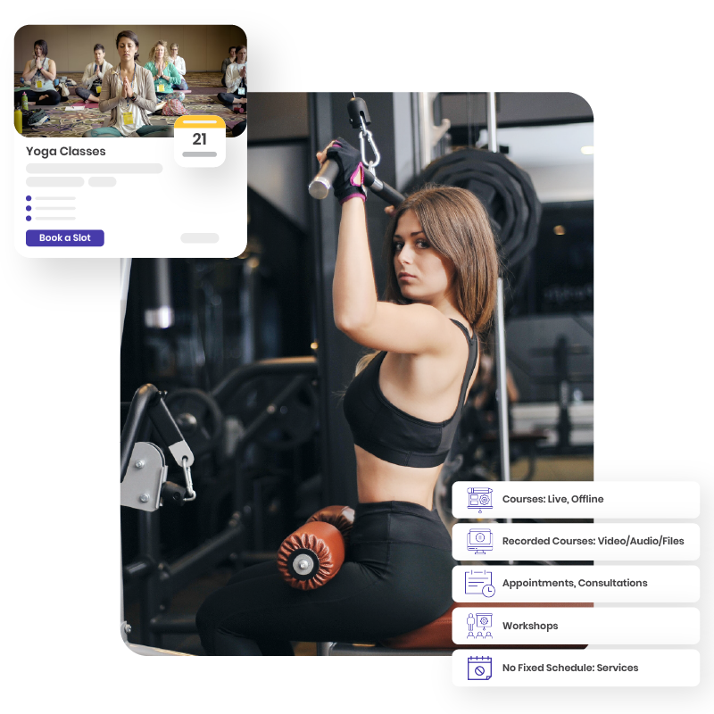 List and Sell your Fitness Sessions